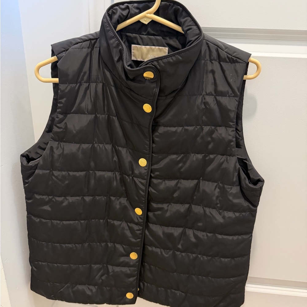 Michael Kors Black Puffer Vest